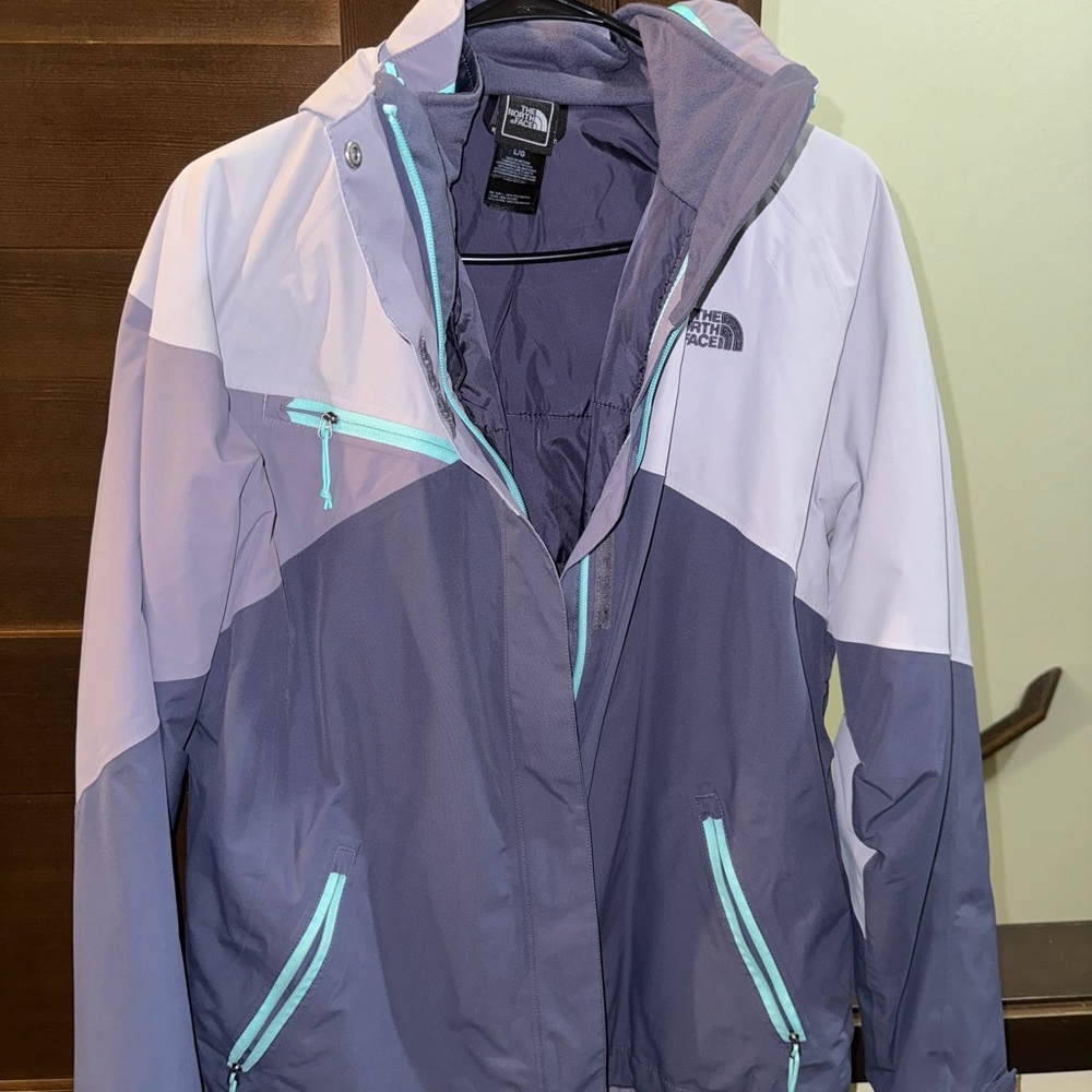 North face jacket with shell